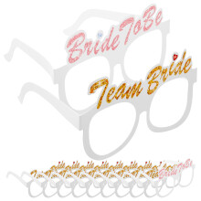 12St Wit Papierbril Bachelorette Verjaardag Party Decor