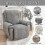 (116*190CM, Grey) Sofa Armrest Covers, Armchair Protector 2