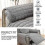 (167*190CM, Coffee) Sofa Armrest Covers, Armchair Protector 2