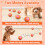 Pelota de juguete interactiva para perros – Rueda automática LED USB 6