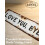 Placa de parede de metal "Love You Bye" em alumínio vintage, 40,6 x 10,2 cm (16 x 4 polegadas). 5