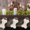 Meia de Natal para cachorro em formato de osso, tricotada, 42 cm (16,5 polegadas) 7