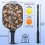 Σετ κουπιών Pickleball από fiberglass με λουλούδια, 2 τεμάχια και 2 μπάλες 4
