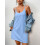 Camicia da notte da donna in cotone senza maniche con regolazione 4