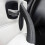 2X Door Handle Cover Leather Door Panel Handle Pull Trim Cover for - 3 Series 2005-2012 E90 E91 Black Left 4