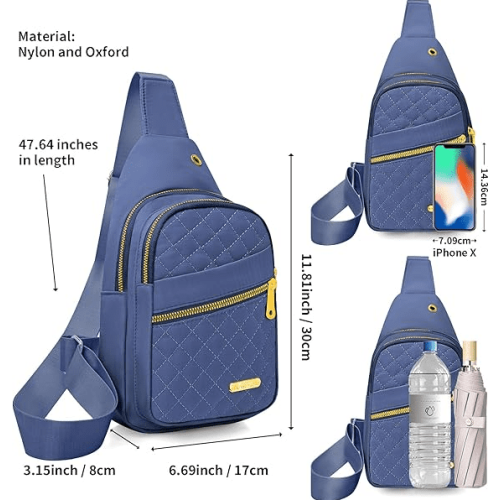 Borsa a tracolla per uomo e donna – Leggera e resistente all'acqua 1