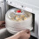Cuiseur vapeur pour micro-ondes avec couvercle et plateau double couche 5
