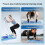 Pilates Reformer Set Foldable Ab Roller Board for Home Workout MultiPurpose FullBody Pilates Reformer Board Automatic Rebound Function 4