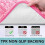 Tapete de banho felpudo de microfibra antiderrapante 44x24 polegadas rosa 5