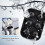 2pcs Silicone Square & Sphere Ice Cube Molds, Black, 6-Grid 6