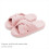 Γυναικείες Παντόφλες Memory Foam με Κορδόνι και Φιόγκο, 1 Ζεύγος 6