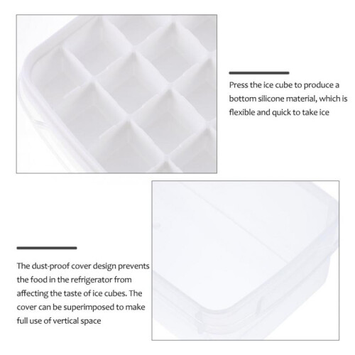 1 Set Silicone Ice Cube Molds DIY Ice Trays Creative Ice Cube Maker Mold Tools 2