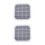 2Pcs 16 Grid Silicone Ice Cube Mold with Lid 6