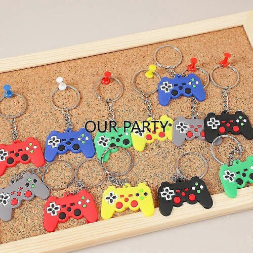 12-pack Mini Game Controller Keychains, Party Favors & Backpack Accessories 1