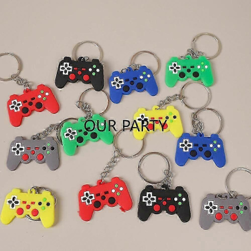 12-pack Mini Game Controller Keychains, Party Favors & Backpack Accessories 2
