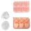 Roses Ice-Cube Mold, Heart Shape Tray, Silicone Ice Mold 5