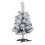 4FT Artificial Christmas Tree with Snow Flocking and Metal 2