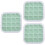 3Pcs 16 Grid Silicone Ice Cube Mold with Lid 6