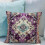 Μαξιλαροθήκες boho μωβ βαμβακερές 26x26 ίντσες σετ των 2 τεμαχίων 4