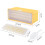 Stackable Ice Cube Molds for Easy Ice Release, Flexible Silicone Ice Cube Trays Reusable BPA Free Stackable Square Ice Cube Mold for Convenient Moving 2