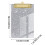Glitter Clipboard 4"x6" 2 Pack for Classroom and Office 3