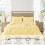 King Size Yellow Comforter Set Boho Pintuck 3-Piece 2