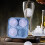 Non-stick silicone ice cube mold basketball shape 4-grid 3