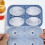 Non-stick silicone ice cube mold basketball shape 4-grid 5