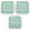 3Pcs 16 Grid Silicone Ice Cube Mold with Lid 3