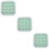 3Pcs 16 Grid Silicone Ice Cube Mold with Lid 9