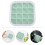 3Pcs 16 Grid Silicone Ice Cube Mold with Lid 10