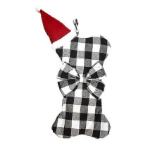 (shape-02) Large Christmas Christmas Stocking Decoration Gift Christmas Tree Pendant Cartoon Gift Bag 42*24cm