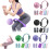 Σετ δαχτυλιδιών Pilates YOCBZ 15 ιντσών με λάστιχα αντίστασης, μπάλα 2