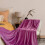 Fleece Blanket Purple 150 x 200 cm 4