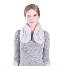 (style 12) Evago Warm Women's Rex Rabbit Fur Scarves Scarf, Ladies Winter Warm Knitted Fashion Scarf Scarves for Women Multicolor