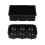 2pcs Silicone Square & Sphere Ice Cube Molds, Black, 6-Grid 2