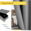 Silver Grey Blackout Curtain Panels 2-Pack 42x60 Inches 3