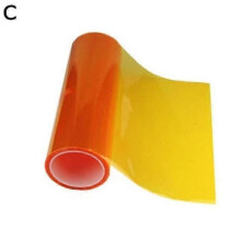 (orange) Car Light Headlight Taillight Tint Vinyl Film Sticker Sheet Fog Light Rear Lamp Matt Smoke Film 30*60cm 6 Color