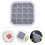 2Pcs 16 Grid Silicone Ice Cube Mold with Lid 11