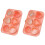 Roses Ice-Cube Mold, Heart Shape Tray, Silicone Ice Mold 2