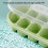 Silicone Ice Cube Mold with Airtight Lid, 12-Grid Green 5