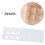 90pcs Wax Melt Container Clamshell Packaging Mold Box for Plastic Clear Empty Wax Candle Melt Tart Packaging Container 3