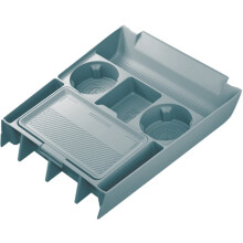 For Xpeng G6 2026 Center Console Silicone Storage Box Car Central Lower Layer Tray Divider Organizer Stowing Tidying