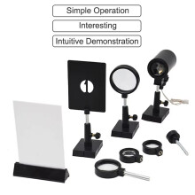 Optical Experiment Set Plano Convex Lenses Double Convex Lens Candle Holders 3 Set Screen Light Convex Concave Lens