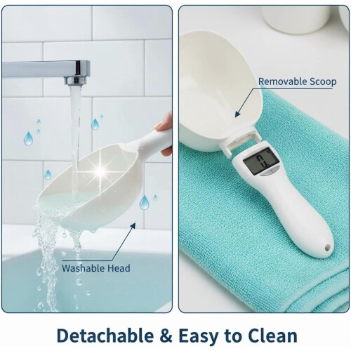 Digital Measuring Spoon 800g/0.1g 2Pcs 1