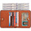 Women's RFID-blocking bifold leather wallet with ID window 2