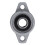 3X FL001 Alliage de Zinc 12mm Roulement A 3