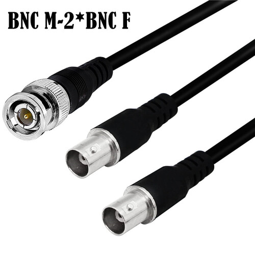 BNC 1分2分配器线缆 用于3C-2V同轴视频监控系统 1
