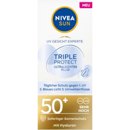 NIVEA SUN Fluide Visage Triple Protect SPF 50+ 40 ml