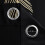 Blackout Curtains Gold Leaf Wheat Pattern 52x96 Inch Black 6